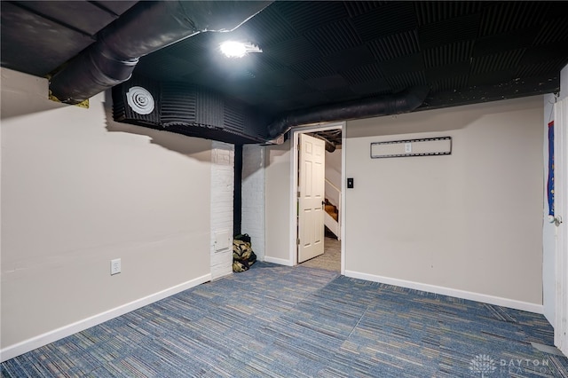 1809 Shroyer Rd, Oakwood, OH 45419 - finished below grade area featuring carpet floors and baseboards