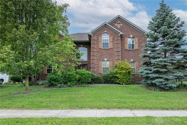 6265 Amberley Ct, Liberty Twp, OH 45044 - view of front facade featuring a front yard and brick siding