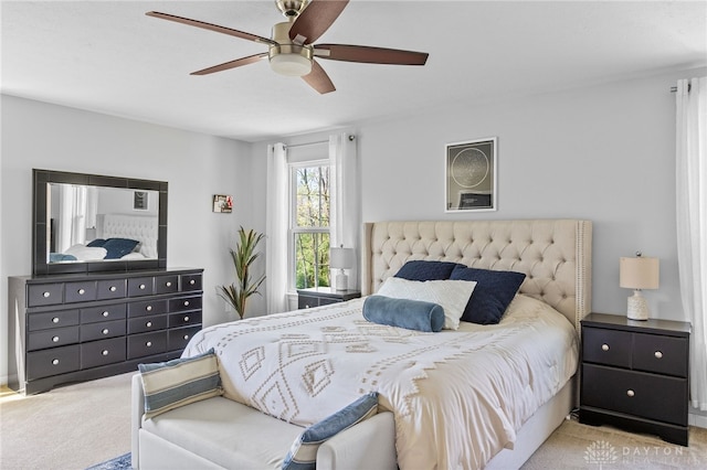 4069 Fawn Crossing Dr, Mason, OH 45040 - carpeted bedroom with ceiling fan