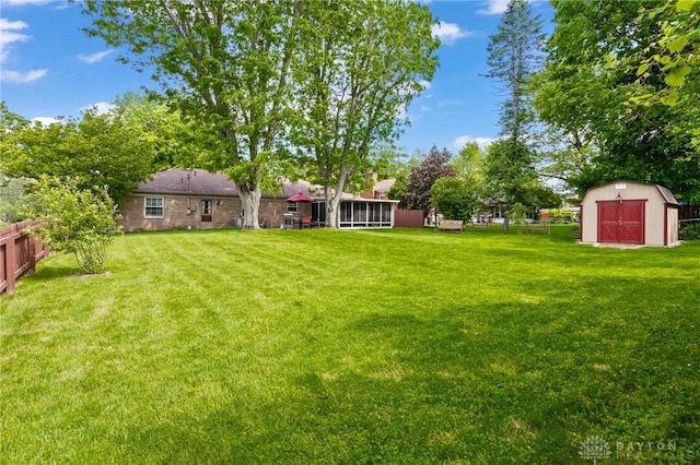6719 Morrow Dr, Clayton, OH 45415 - view of yard with a sunroom