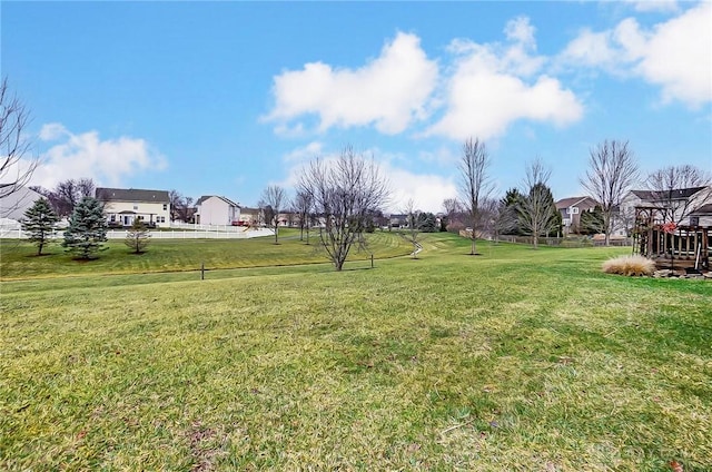 1061 Dapple Ct, Fairborn, OH 45324 - view of grassy yard with a residential view