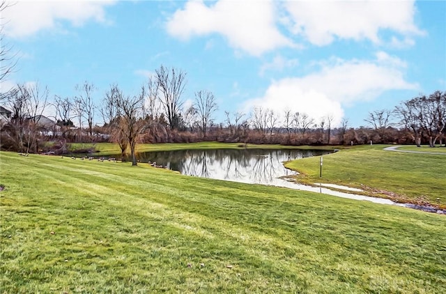 1061 Dapple Ct, Fairborn, OH 45324 - view of grassy yard with a water view