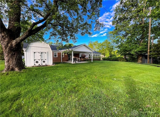 869 Maxwelton, Washington Twp, OH 45459 - view of grassy yard with a patio