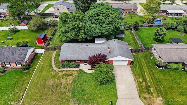 6123 Millbrook Dr, Washington Twp, OH 45459 - aerial perspective of suburban area