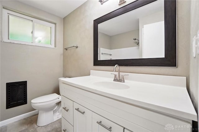 6123 Millbrook Dr, Washington Twp, OH 45459 - bathroom with vanity, toilet, and baseboards