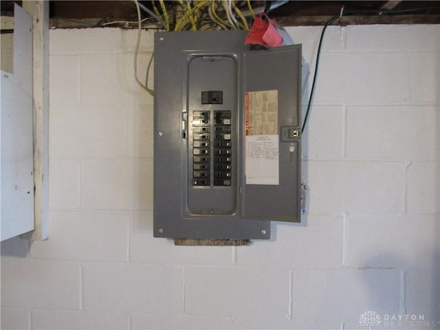 2455 Catalpa Dr, Dayton, OH 45406 - utility room with electric panel