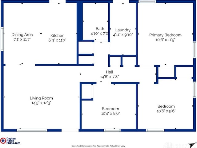 1115 Richard Dr, Xenia, OH 45385 - room layout