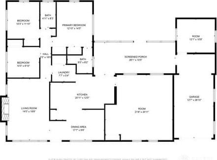 1108 Donson Dr, Kettering, OH 45429 - floor plan / room layout