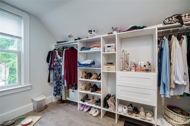 519 Prytania Ave, Hamilton, OH 45013 - walk in closet with lofted ceiling and wood finished floors