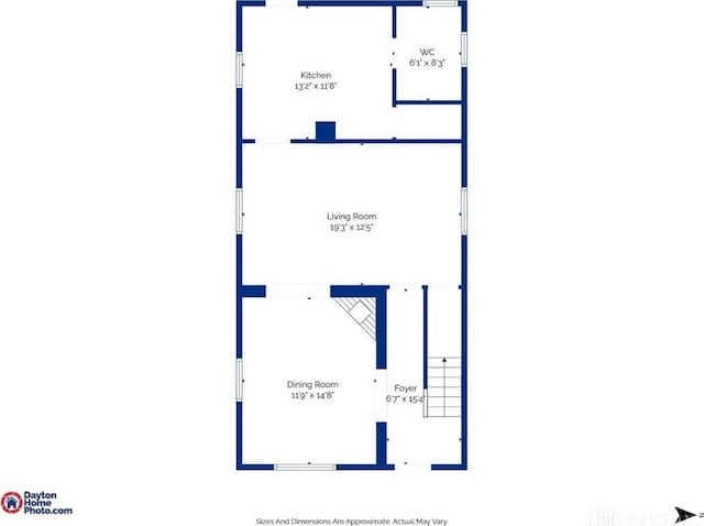 519 Prytania Ave, Hamilton, OH 45013 - property floor plan