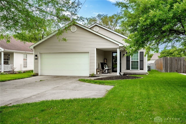 866 Trenton Rd, Trenton, OH 45067 - ranch-style house with a garage and concrete driveway