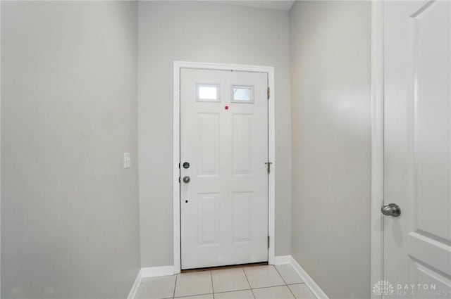 9235 Great Lakes Cir, Washington Twp, OH 45458 - entryway featuring baseboards and light tile patterned floors