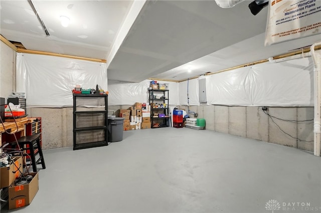 9777 Winding Creek Blvd, Clearcreek Twp, OH 45458 - view of unfinished basement
