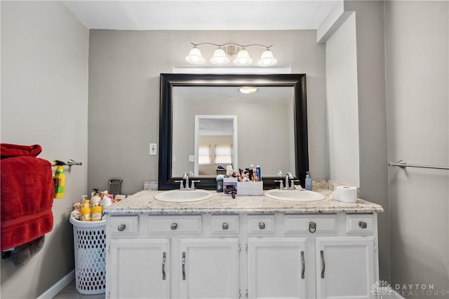 2089 Clearview Dr, Bellbrook, OH 45305 - full bath featuring double vanity