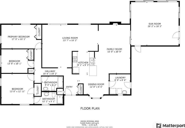 4491 Powder Horn Dr, Beavercreek, OH 45432 - floor plan / room layout