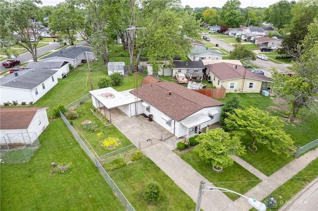 903 Kennison Ave, New Carlisle, OH 45344 - aerial perspective of suburban area