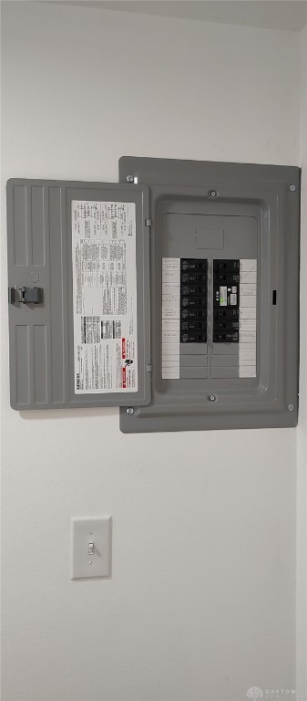 1743 Running Brook Trl Unit C, West Carrollton, OH 45449 - utilities with electric panel