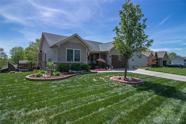 1331 Peregrine Way, Hamilton, OH 45013 - single story home with an attached garage and driveway