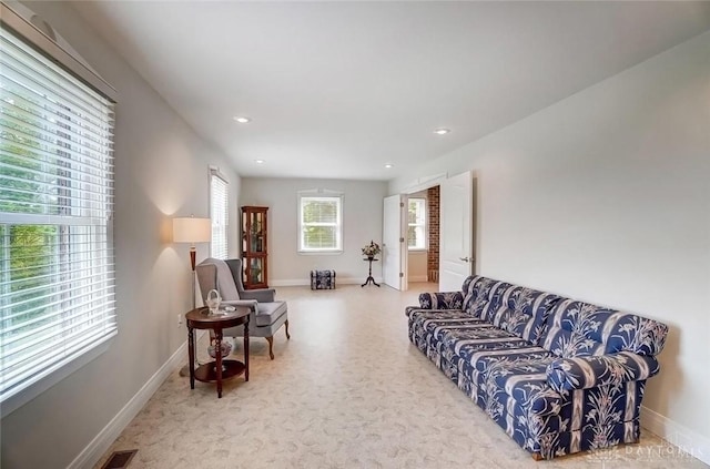 5829 Watt Rd, Camden, OH 45311 - living room with baseboards and recessed lighting