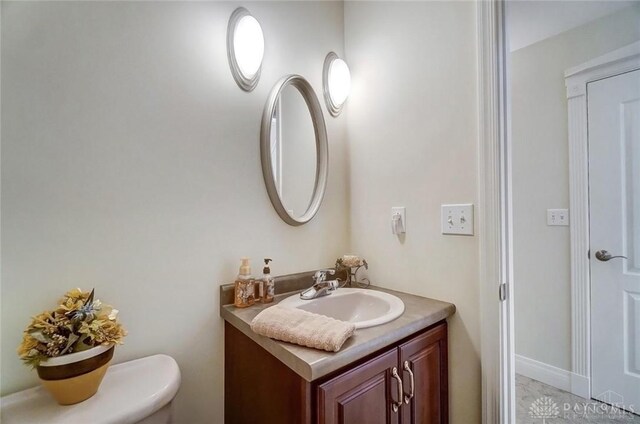 5829 Watt Rd, Camden, OH 45311 - bathroom featuring vanity and toilet