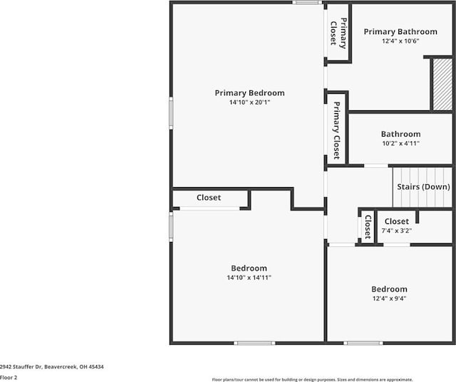 2942 Stauffer Dr, Beavercreek, OH 45434 - room layout