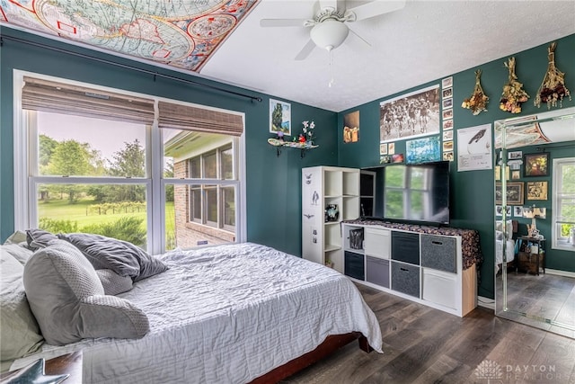 2182 Sharon View Ct, Lebanon, OH 45036 - bedroom featuring wood finished floors and ceiling fan