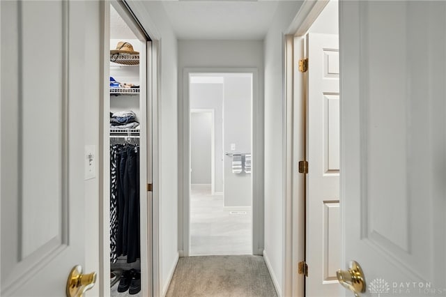 10550 Willow Brook Rd, Dayton, OH 45458 - corridor featuring baseboards and carpet flooring