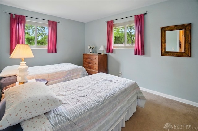 600 Deauville Dr, Washington Twp, OH 45429 - bedroom featuring carpet and baseboards
