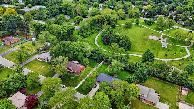600 Deauville Dr, Washington Twp, OH 45429 - aerial view of property and surrounding area with nearby suburban area and a tree filled landscape