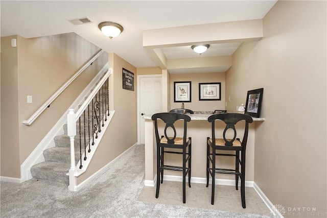 7516 Blue Fox Run, West Chester, OH 45069 - dining space with stairway