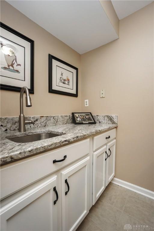 7516 Blue Fox Run, West Chester, OH 45069 - bathroom featuring vanity and tile patterned floors