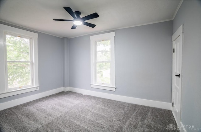522 Pennsylvania Ave, Troy, OH 45373 - unfurnished room featuring carpet flooring, baseboards, healthy amount of natural light, and crown molding