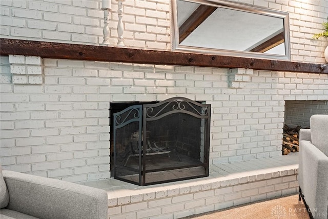 286 Honey Jane Dr, Beavercreek, OH 45434 - detailed view of a fireplace