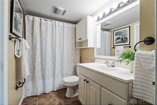 286 Honey Jane Dr, Beavercreek, OH 45434 - full bath featuring vanity, toilet, tile patterned flooring, and a shower with curtain