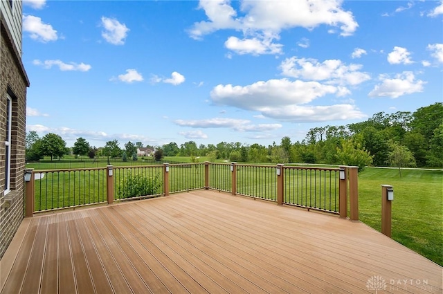 9752 Crooked Creek Dr, Centerville, OH 45458 - deck featuring a lawn