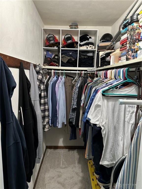 2419 Meadow Green Dr, Beavercreek, OH 45431 - walk in closet with carpet flooring