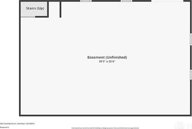 286 Chamberlin Dr, Hamilton, OH 45013 - property floor plan