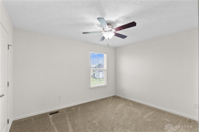 109 Waterford Blvd, Fairborn, OH 45324 - carpeted empty room featuring a ceiling fan and a textured ceiling