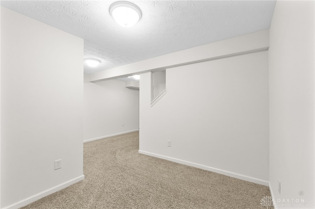 109 Waterford Blvd, Fairborn, OH 45324 - finished below grade area with carpet floors and a textured ceiling