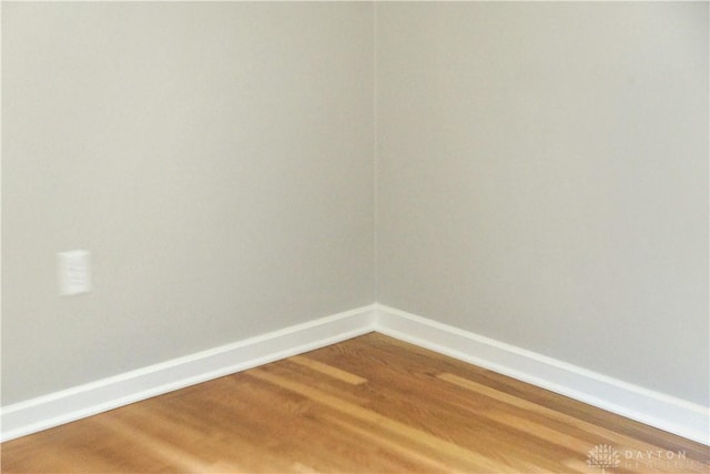 3145 Mohican Ave, Kettering, OH 45429 - unfurnished room featuring wood finished floors and baseboards