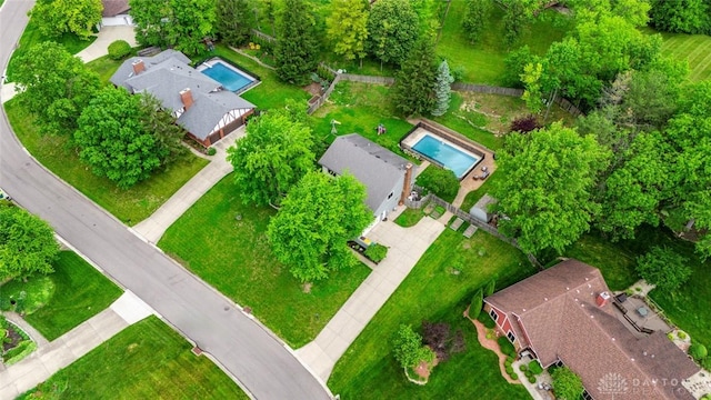360 Merrick Dr, Beavercreek, OH 45434 - drone / aerial view of a pool area