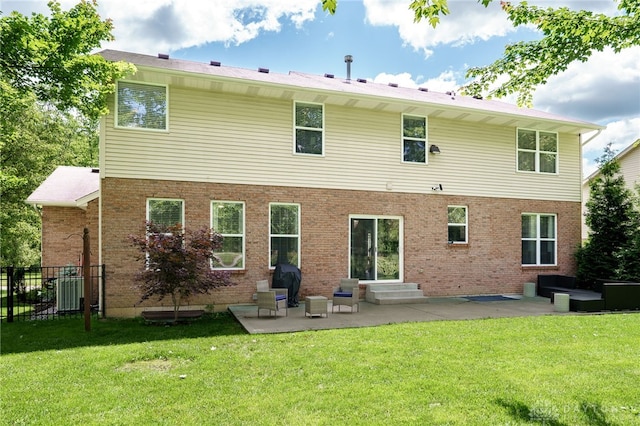4037 Andora Blvd, Amelia, OH 45102 - back of property featuring a patio area, brick siding, and entry steps
