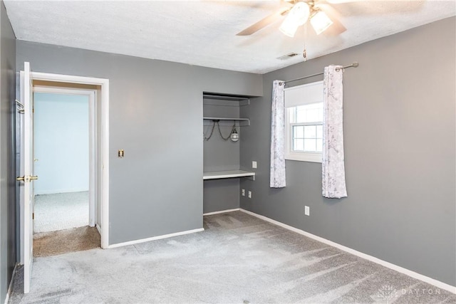 520 Buttercup Ave, Vandalia, OH 45377 - unfurnished bedroom featuring carpet flooring and a ceiling fan