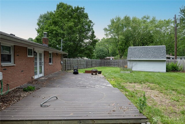 1172 Bay Ln, Beavercreek, OH 45430 - view of wooden terrace