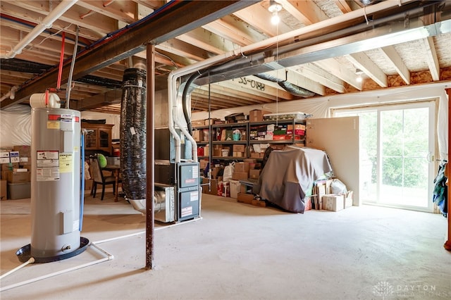 6709 Crystal Harbour Dr, Middletown, OH 45042 - below grade area with electric water heater