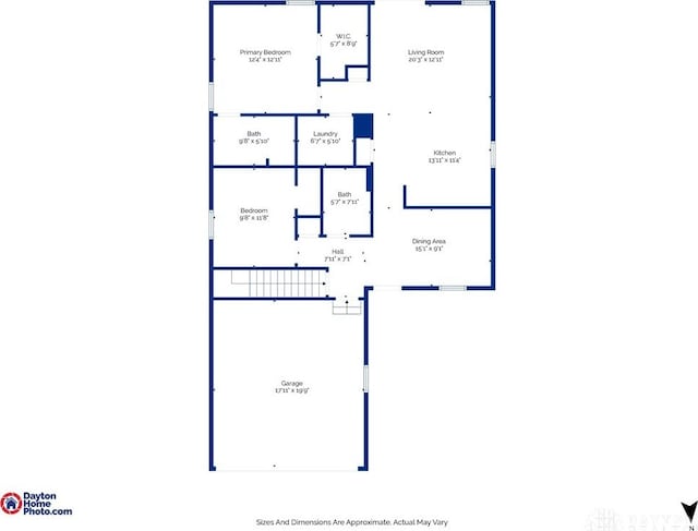 6709 Crystal Harbour Dr, Middletown, OH 45042 - property floor plan
