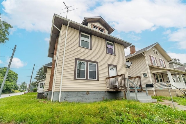 2600 Wayne Ave, Dayton, OH 45420 - rear view of property with central air condition unit