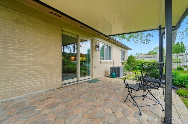 348 Cambridge Dr, Fairborn, OH 45324 - view of patio / terrace featuring cooling unit