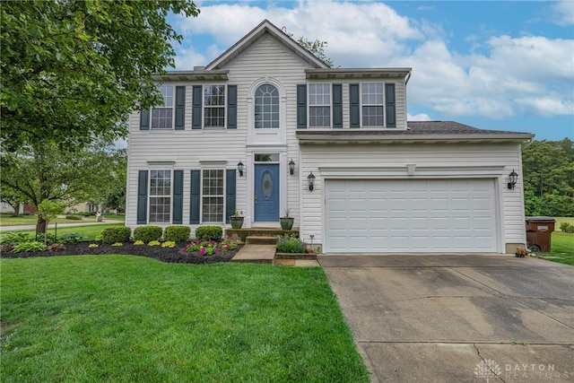 989 Brooke Ln, Xenia, OH 45385 - colonial inspired home featuring driveway and a front yard