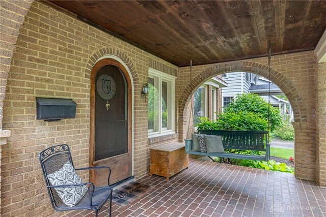 54 Beverly Pl, Oakwood, OH 45419 - view of covered porch